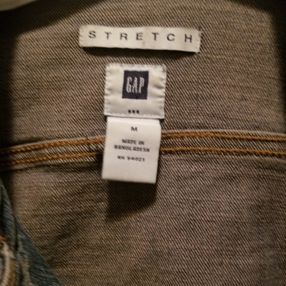 Gap Denim Jacket Medium Stretch - Picture 3 of 3